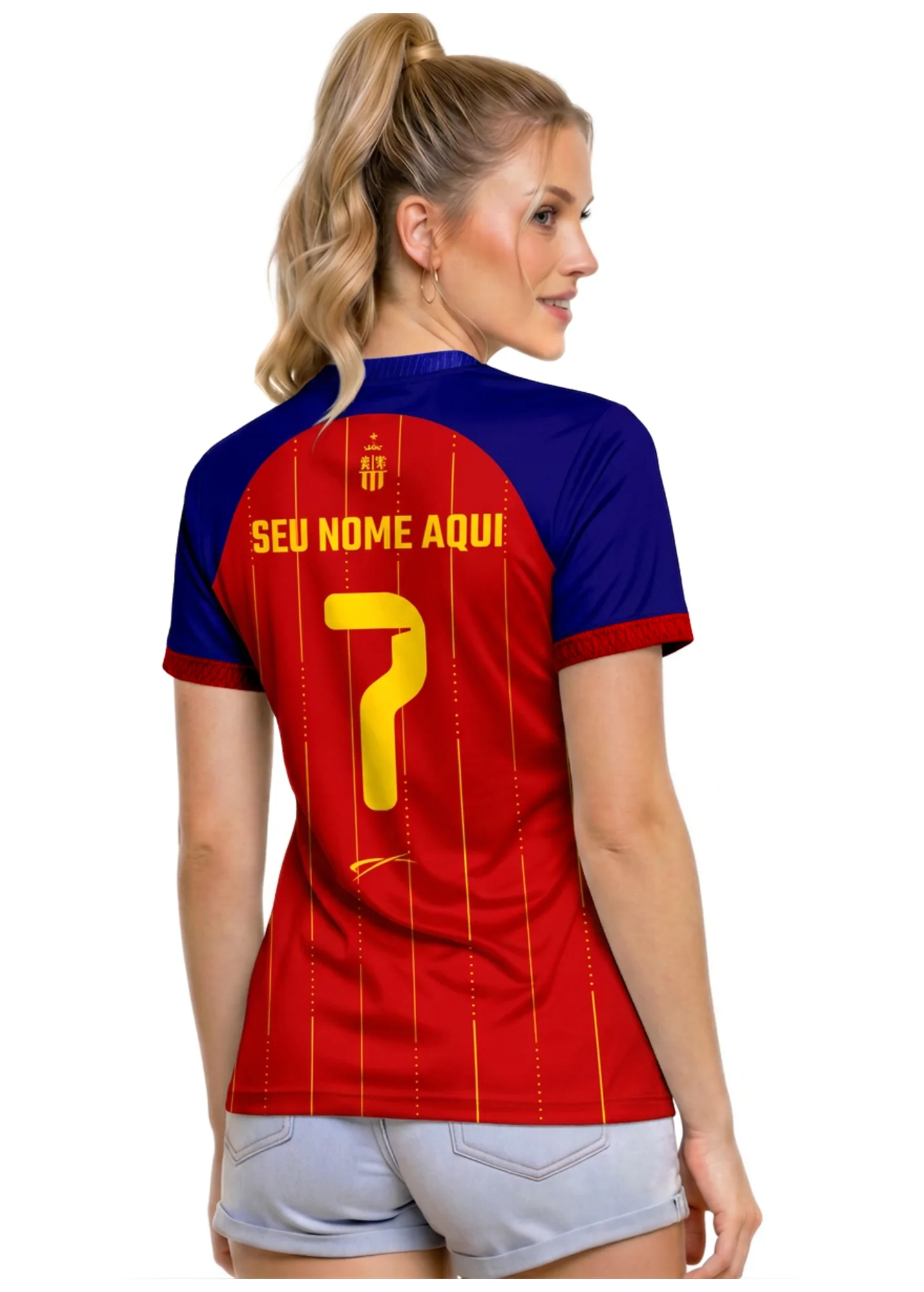 Camisa da Espanha - Feminino - Vermelho