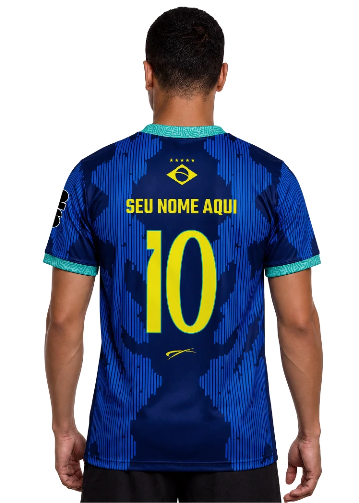 Camisa Brasil - Azul escuro