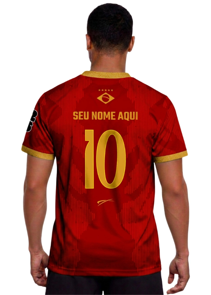 Camisa Brasil - Vermelho