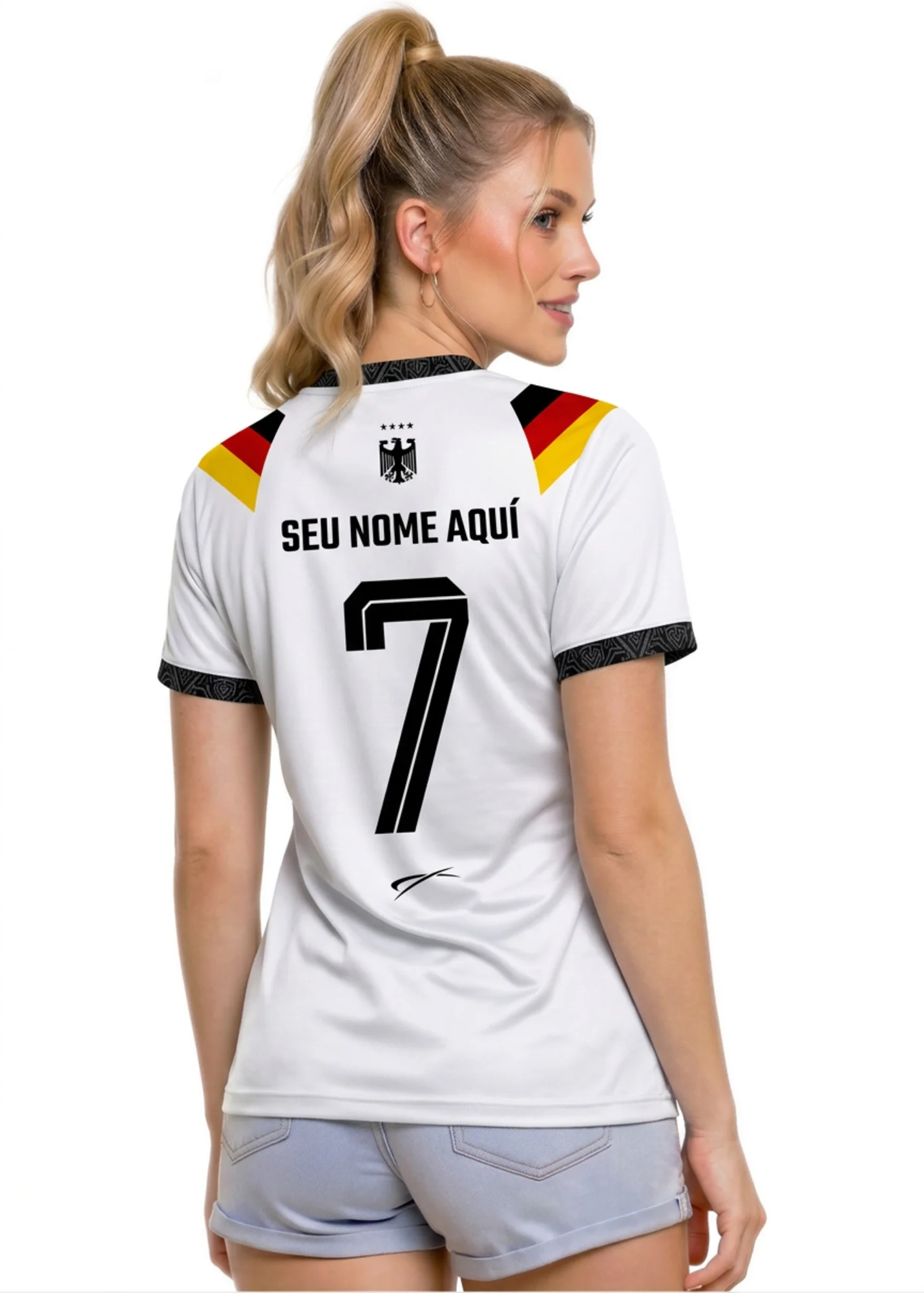 Camisa da Alemanha - Feminino - Branco