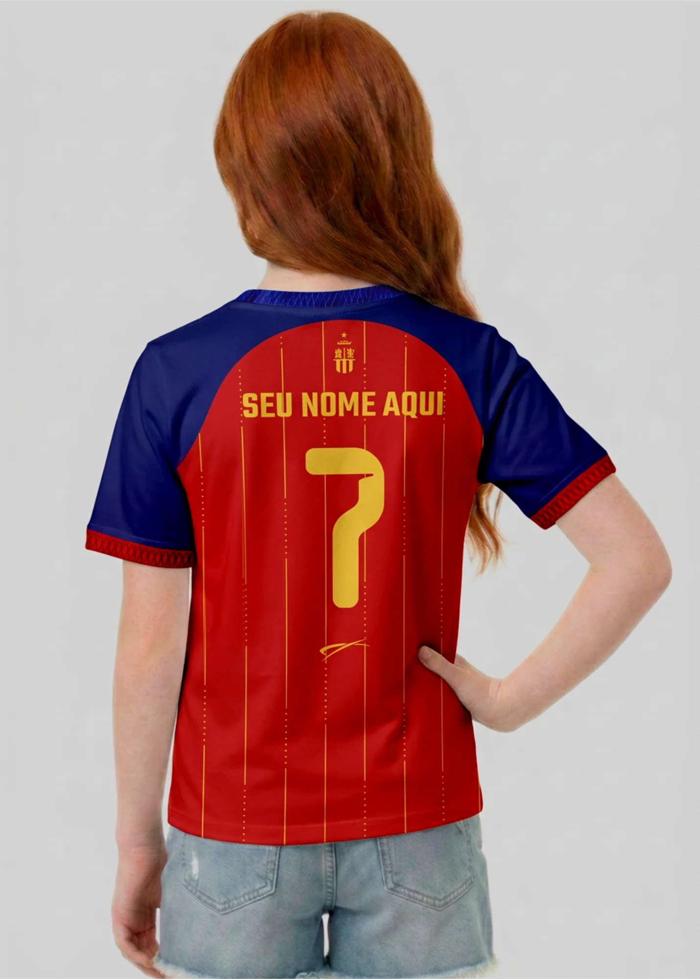 Camisa da Espanha - Infantil - Vermelho