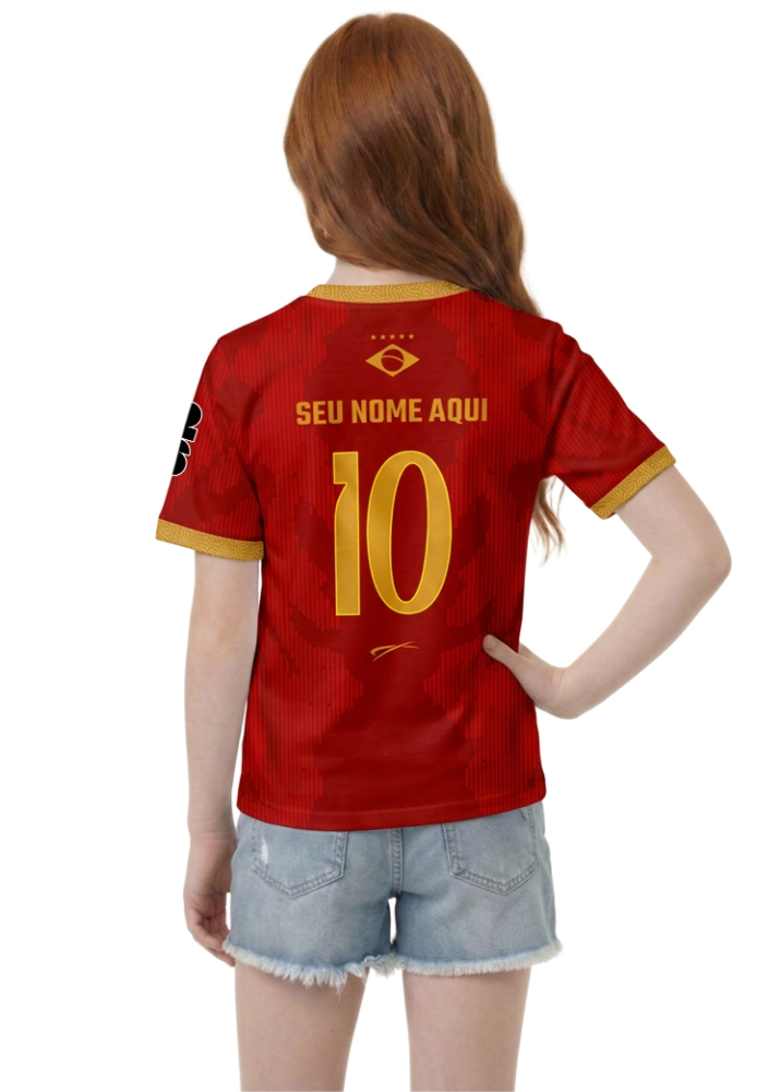Camisa Brasil - Vermelho