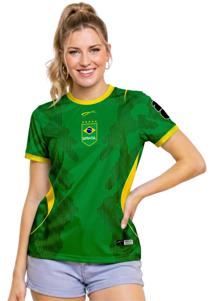 Camisa Brasil - Verde