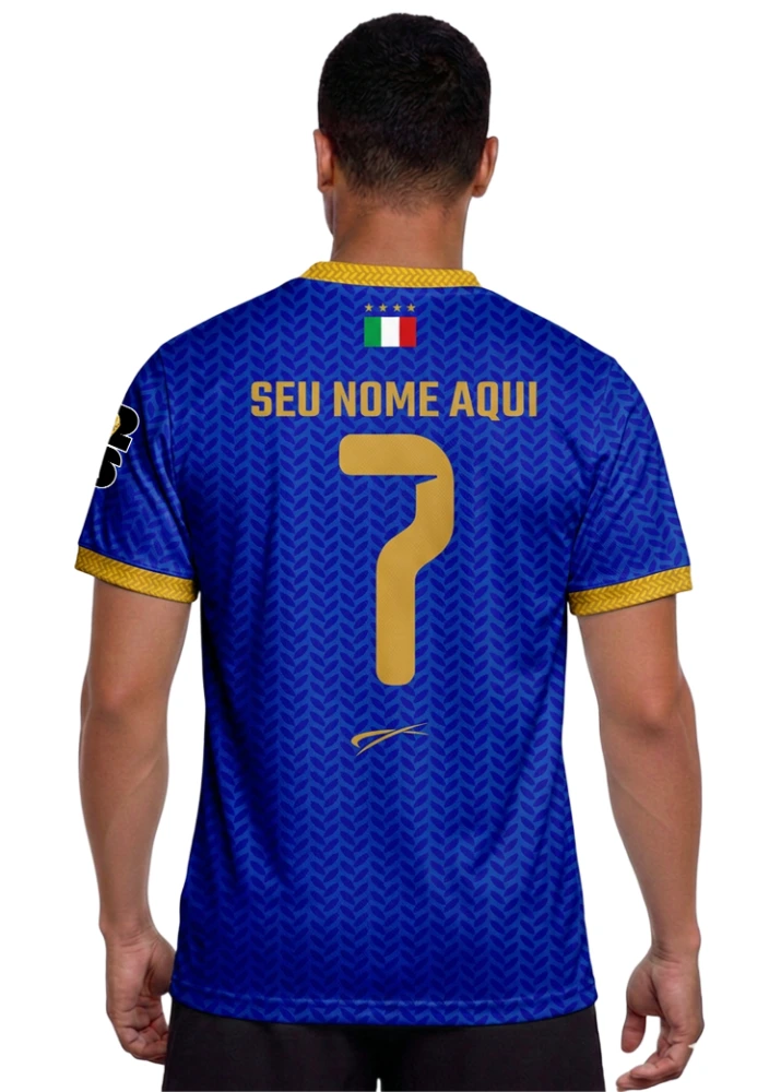 Camisa Itália - Azul escuro