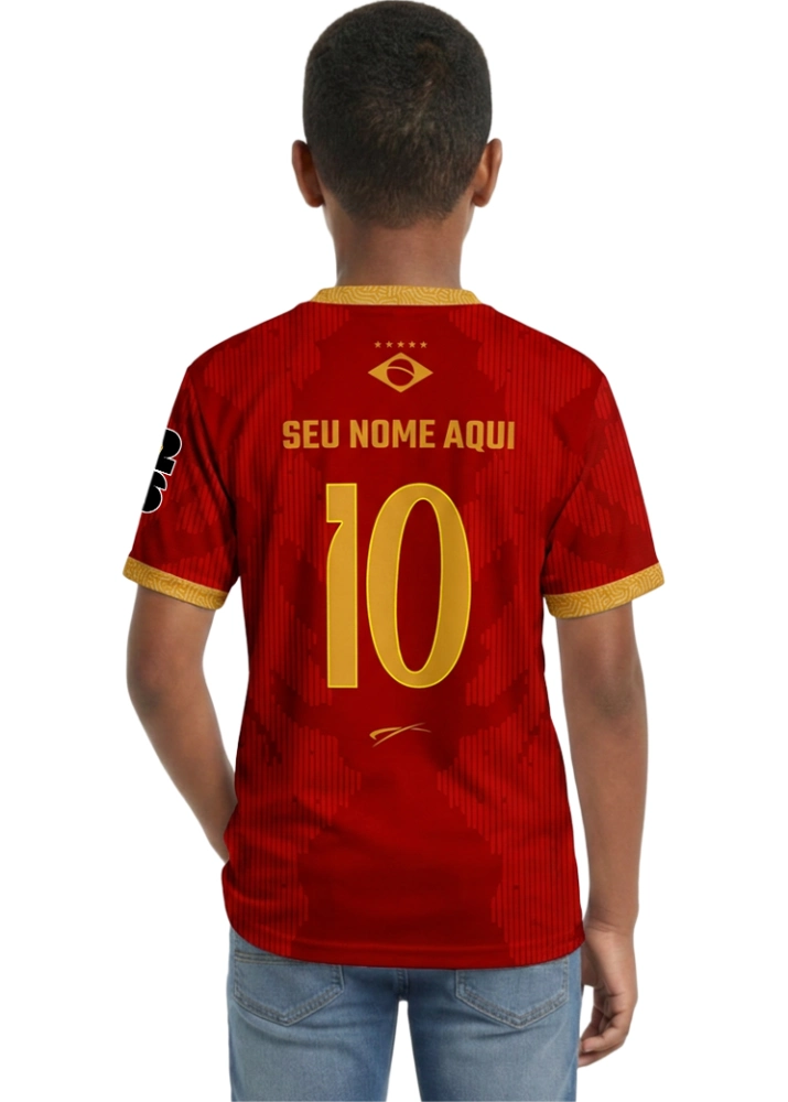 Camisa Brasil - Vermelho