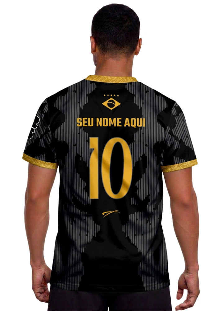 Camisa Brasil - Preto