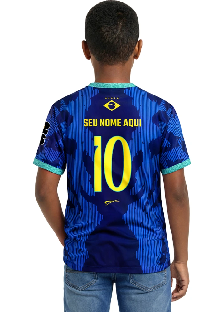 Camisa Brasil - Azul escuro