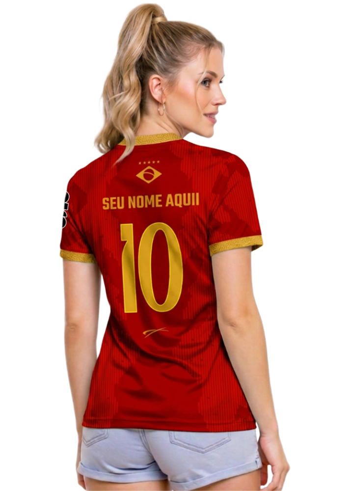 Camisa Brasil - Vermelho