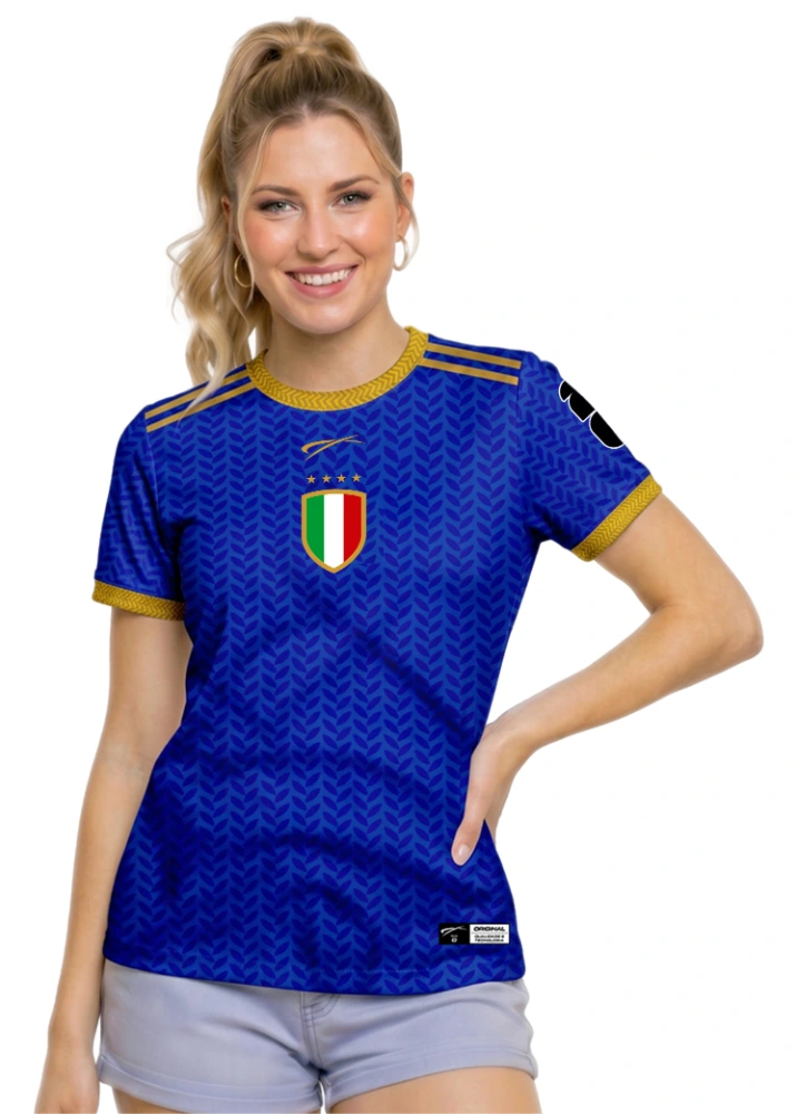 Camisa Itália - Azul escuro