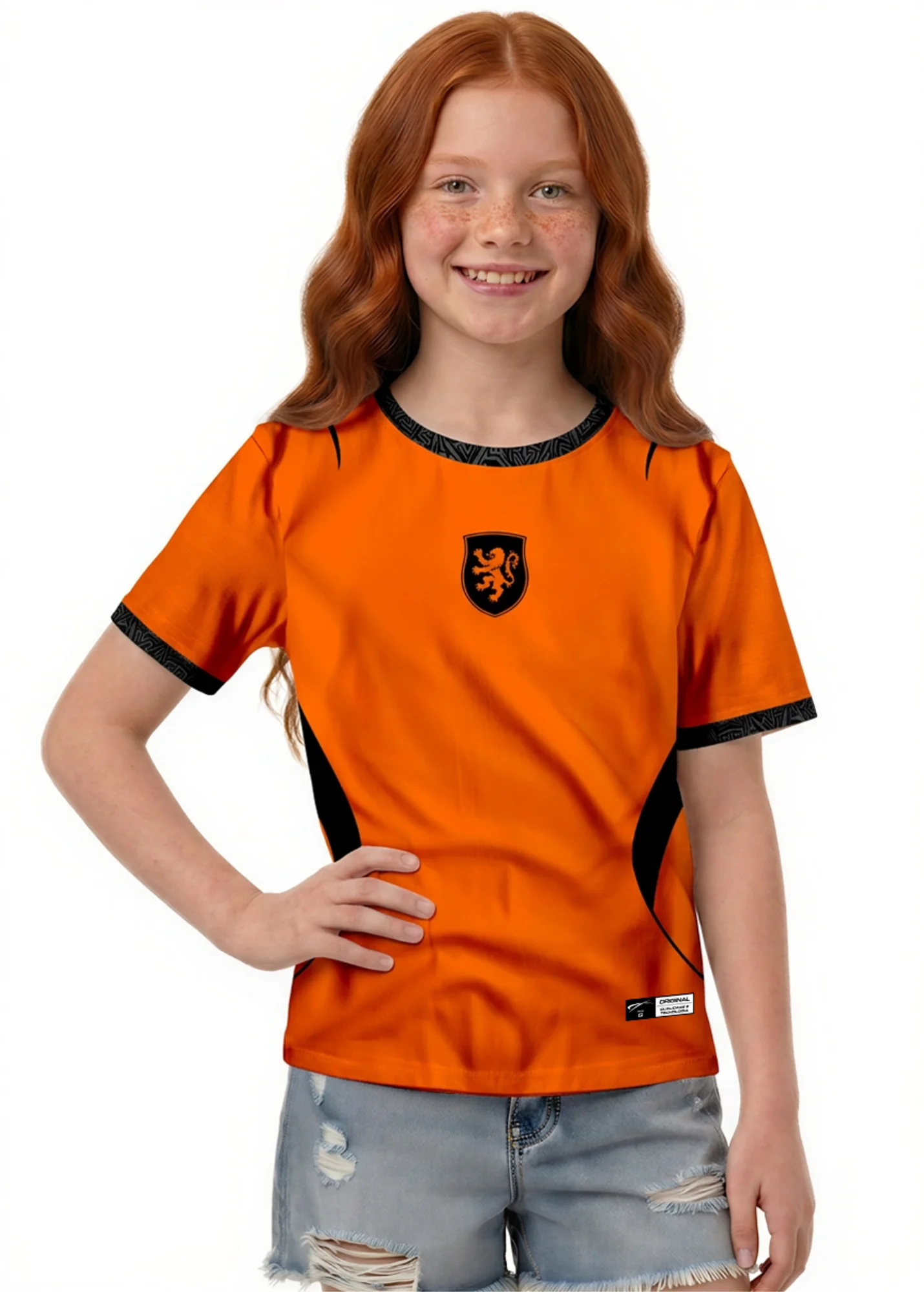Camisa da Holanda - Infantil - Laranja