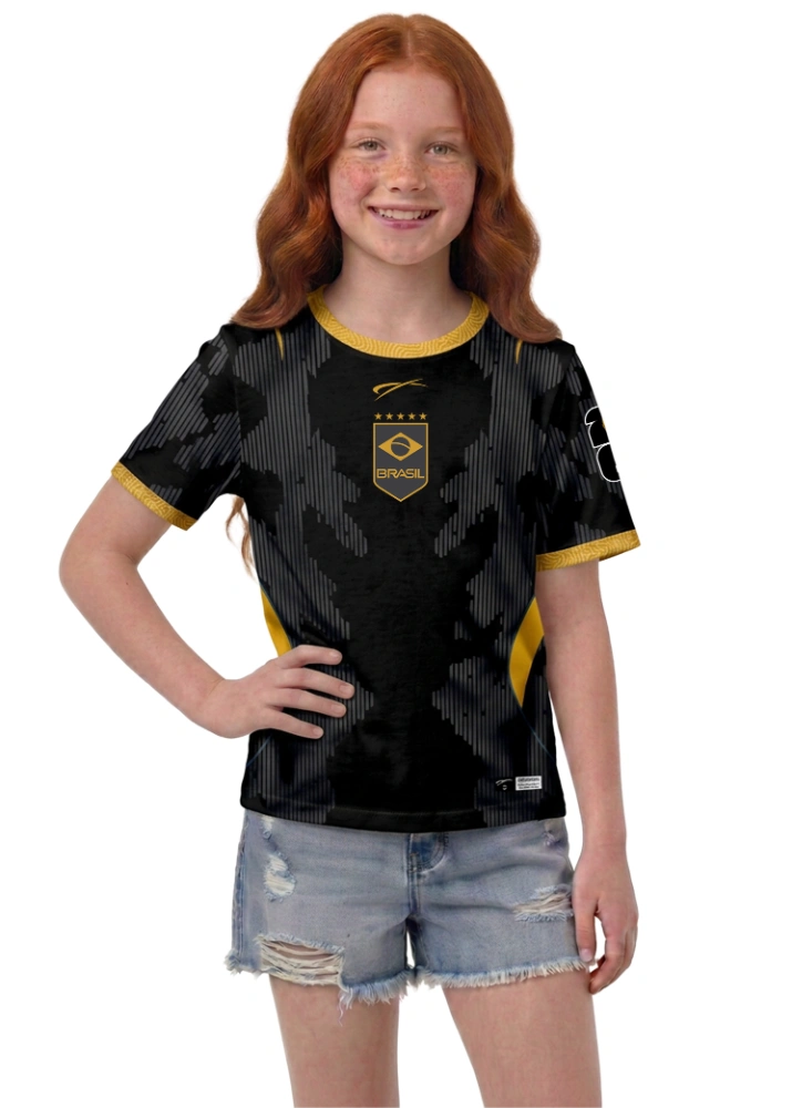 Camisa Brasil - Preto