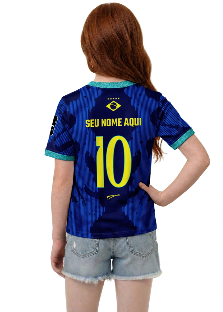 Camisa Brasil - Azul escuro